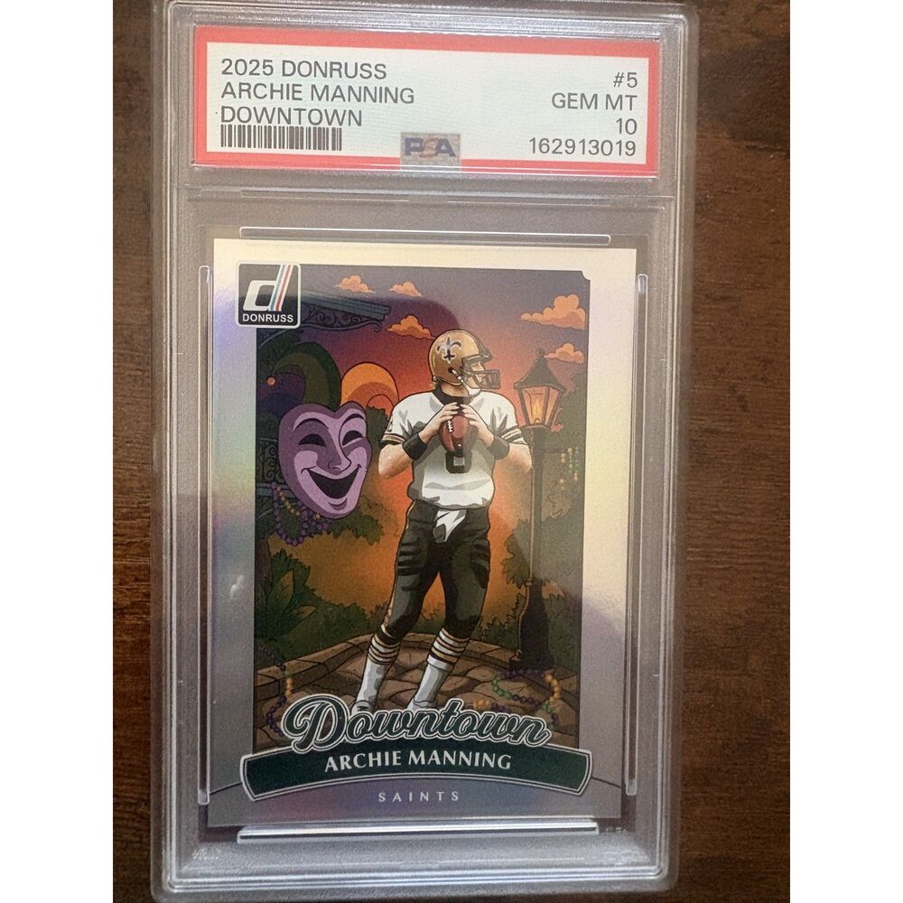 Archie Manning Downtown! New Orleans Saints PSA 10 Gem Mint Football Card